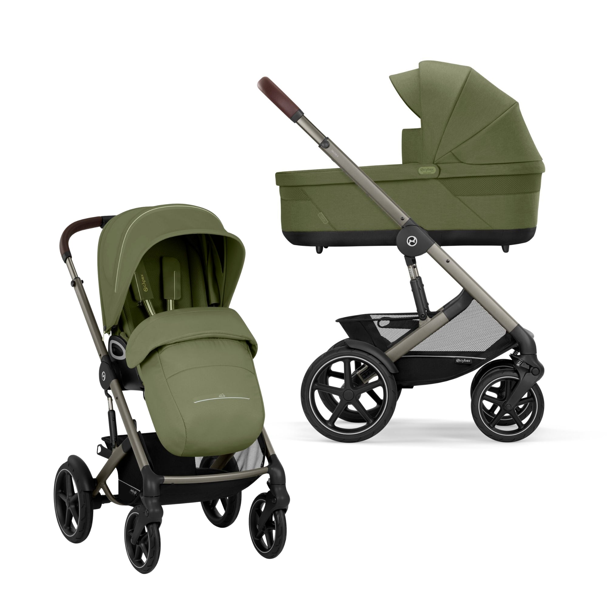 Talos S Lux barnavagn - Moss Green