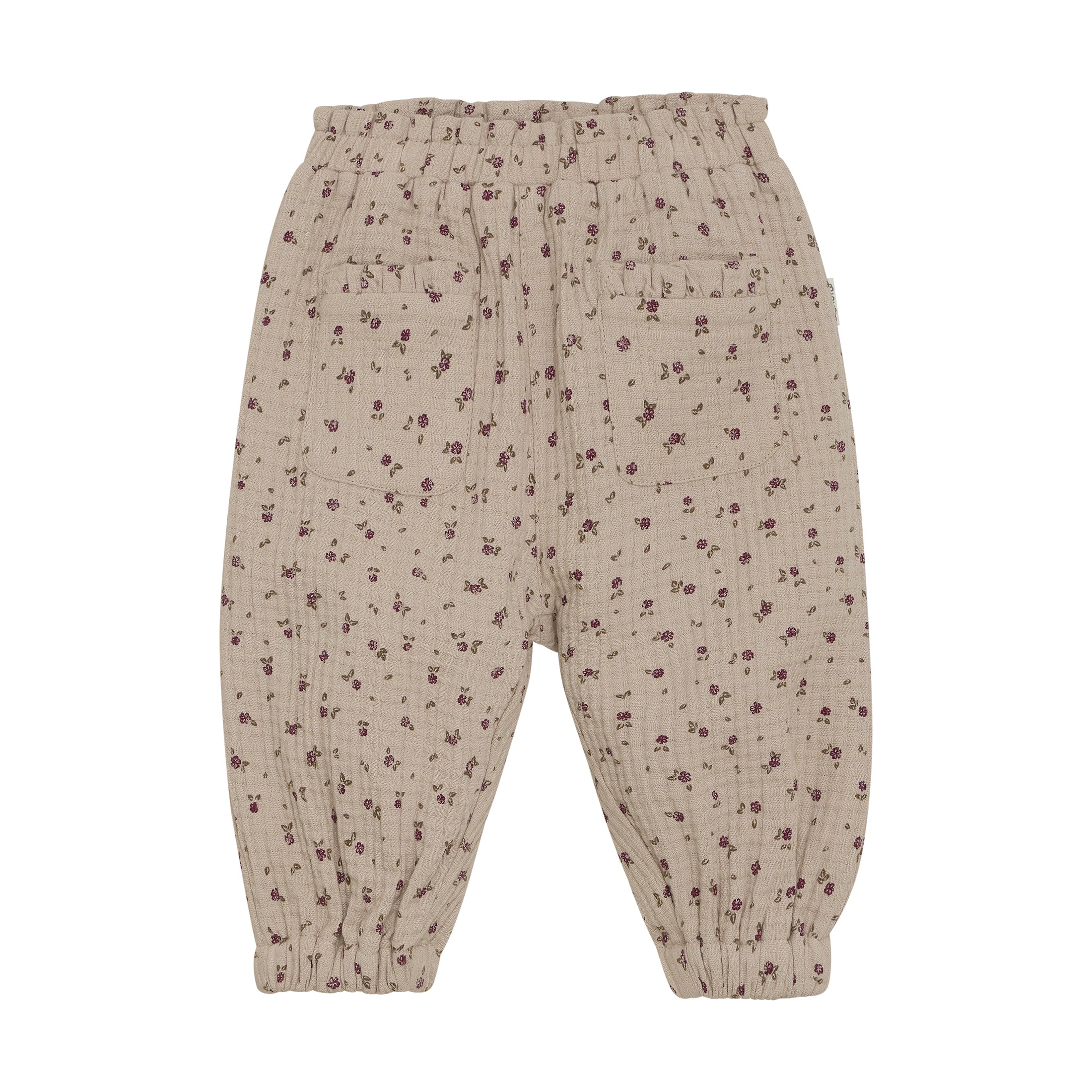 Buxur m/blómum - Oxford Tan