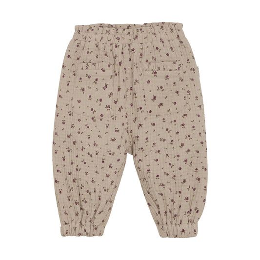 Buxur m/blómum - Oxford Tan