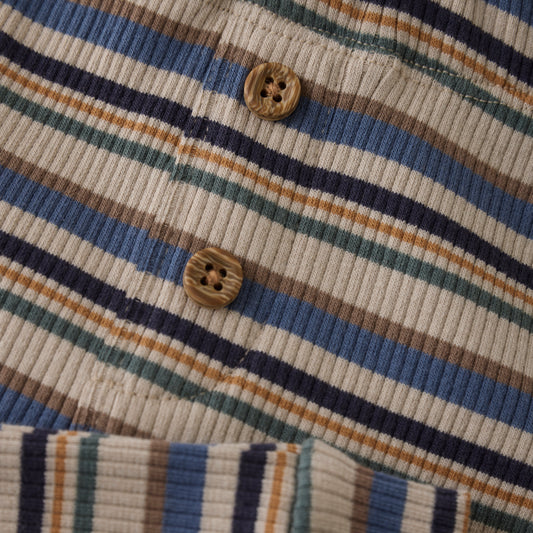 Buxur, röndóttar - China Blue