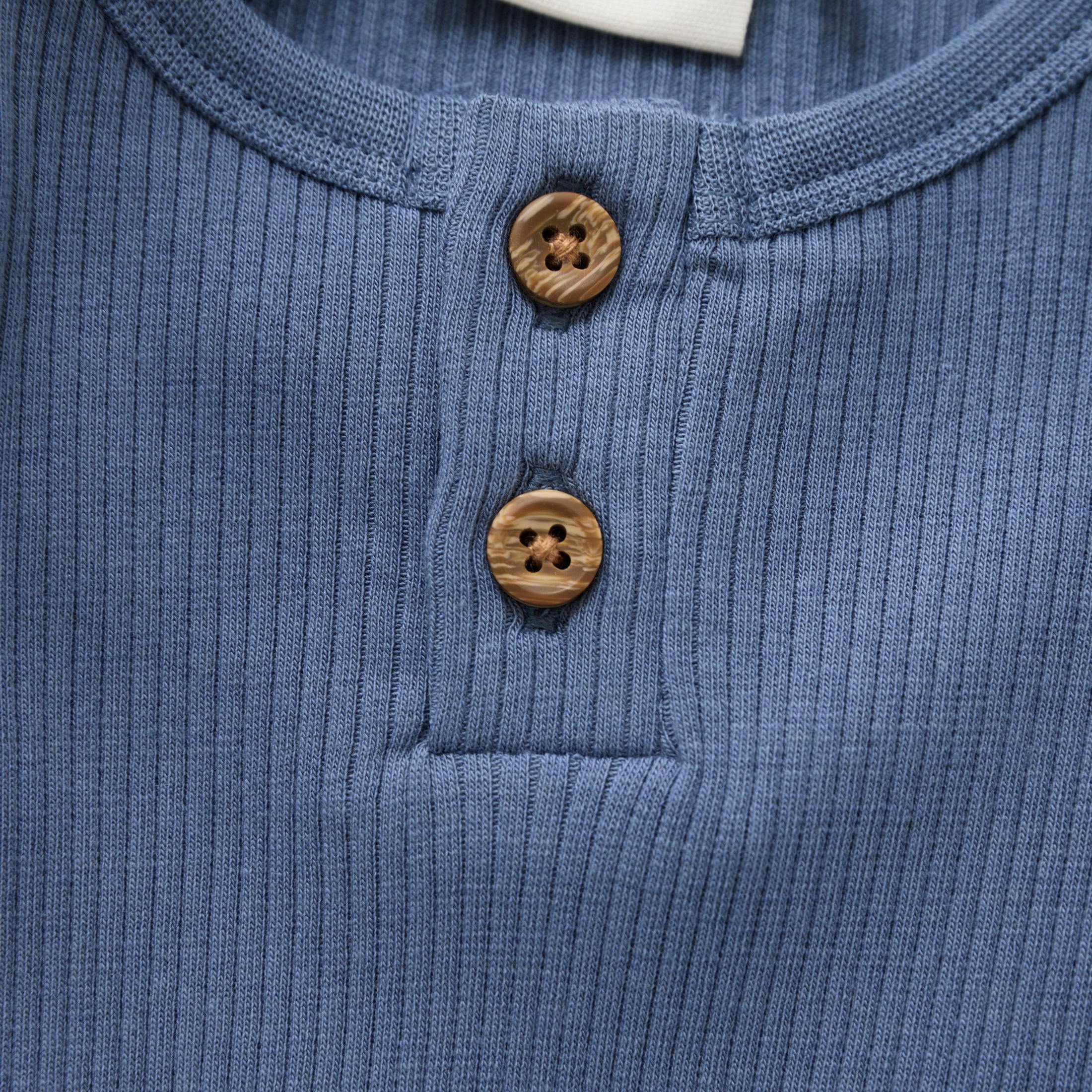 Samfella rib - China Blue