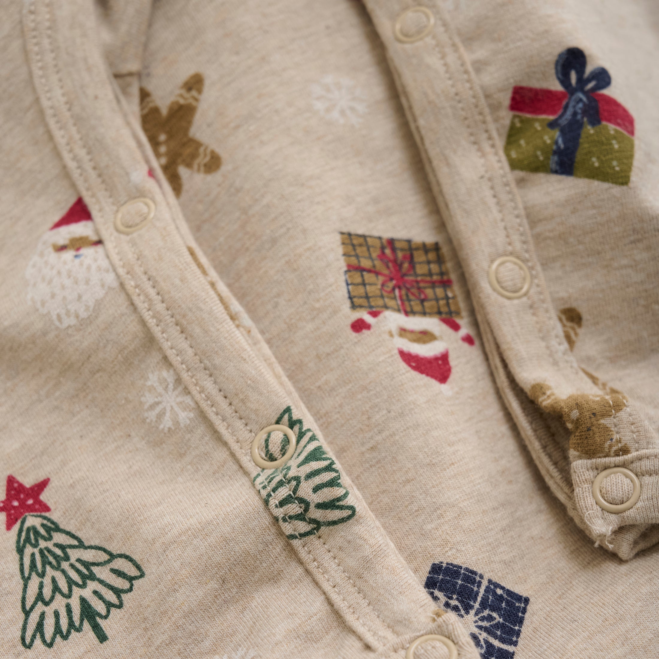 Jólanáttgalli - Beige Melange