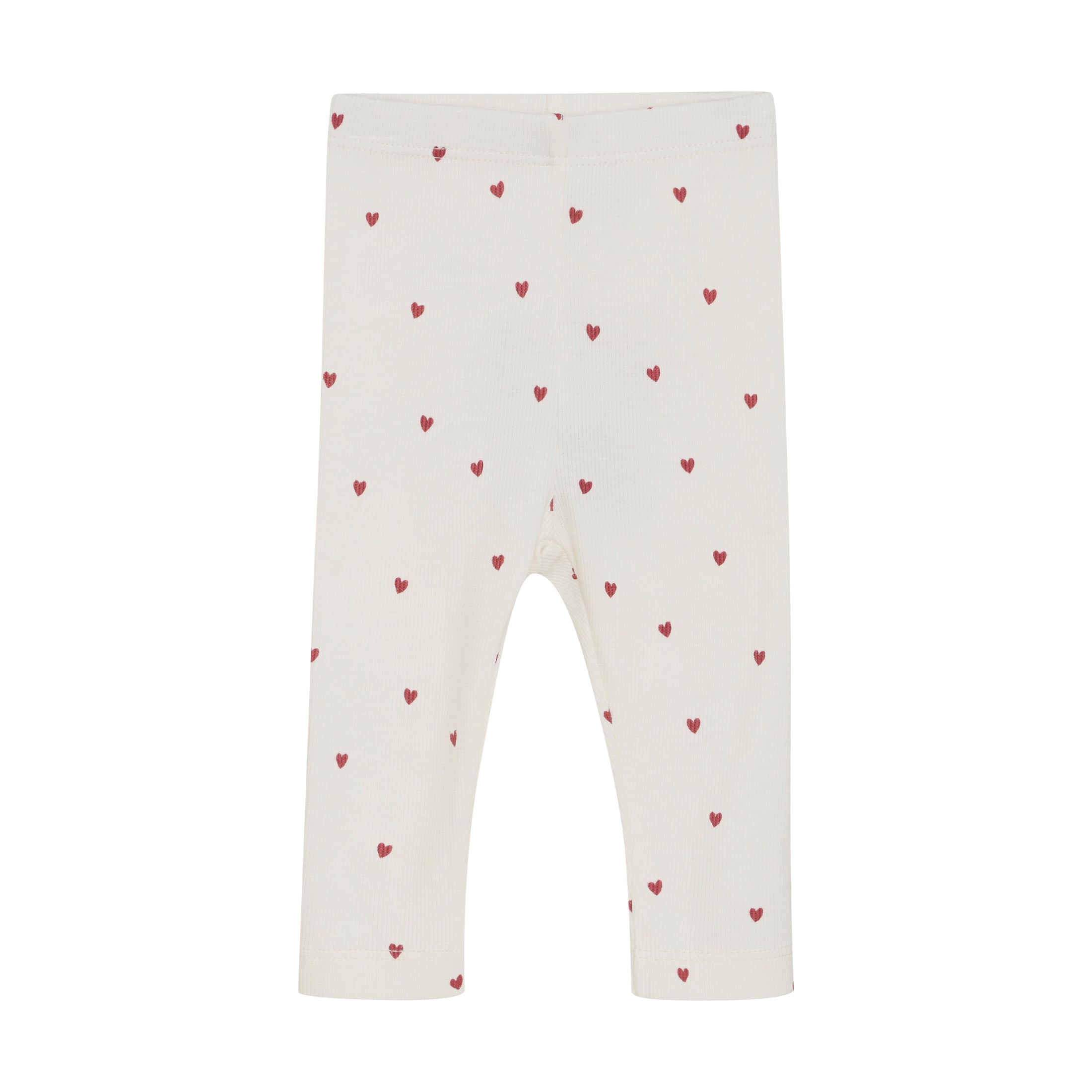 Leggings, Hearts - Eggnog