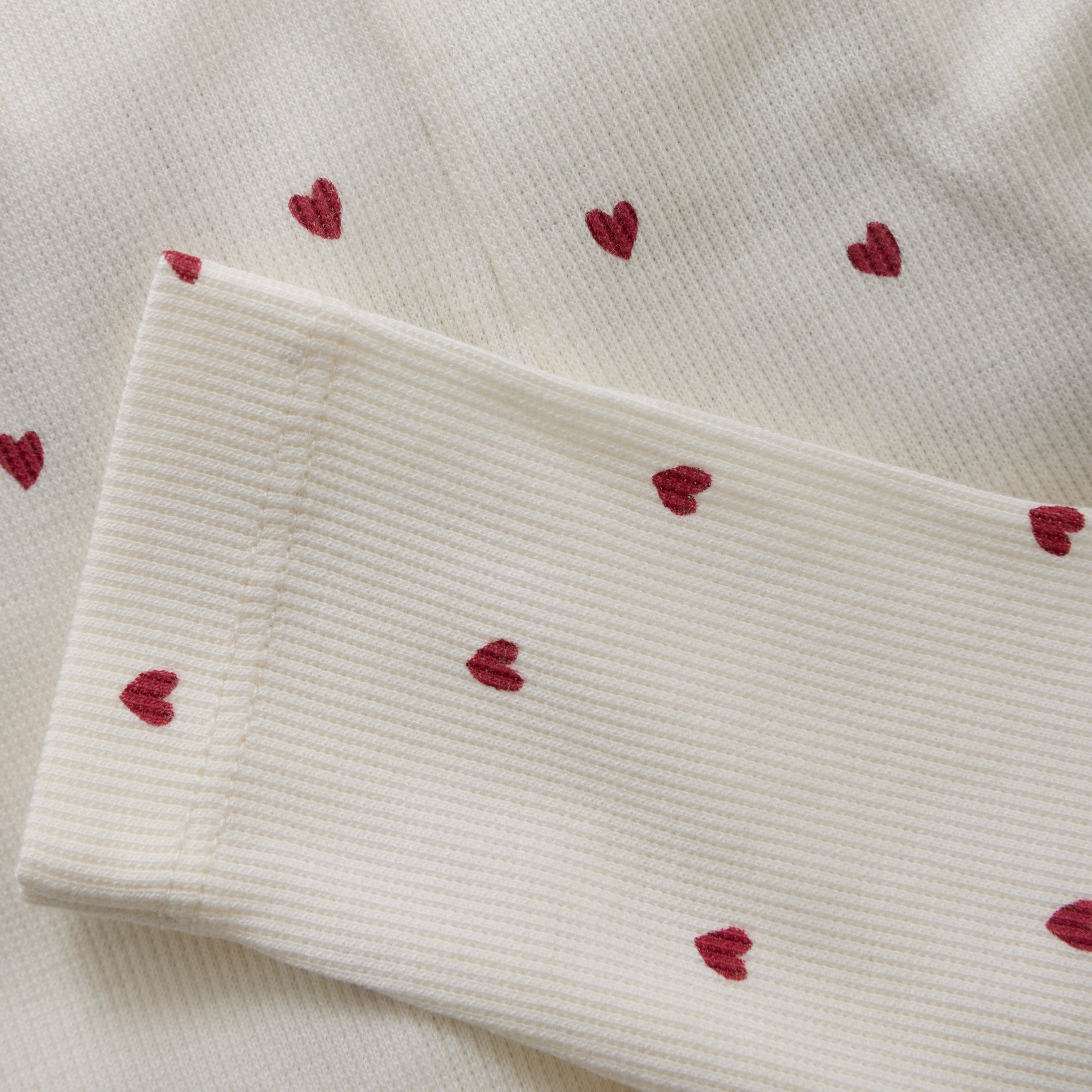 Leggings, Hearts - Eggnog