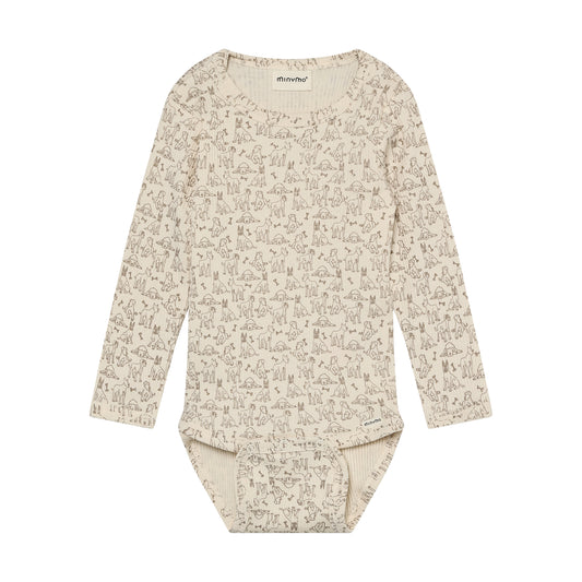 Samfella AOP - White Swan