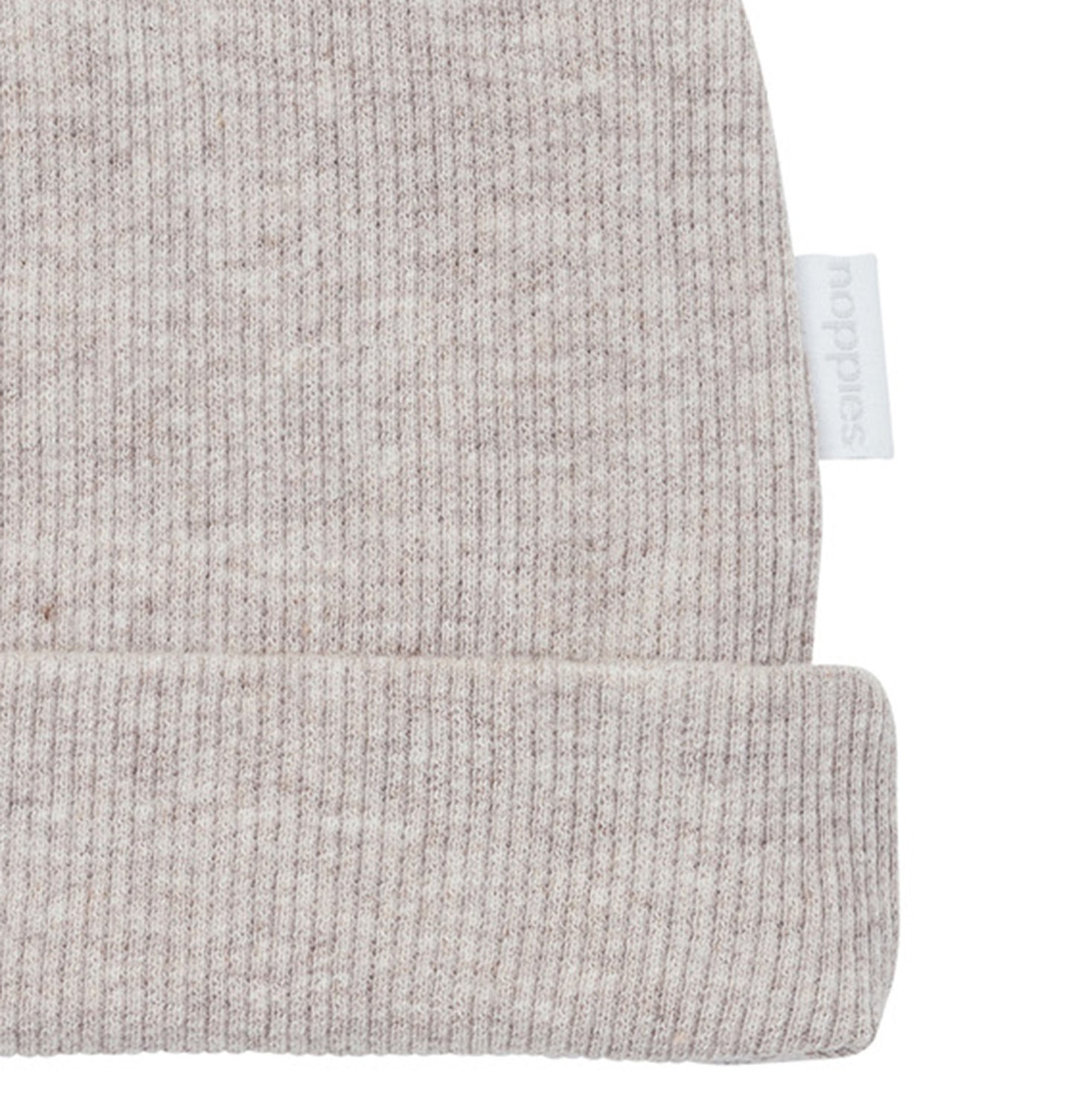 Ungbarnahúfa - Taupe Melange