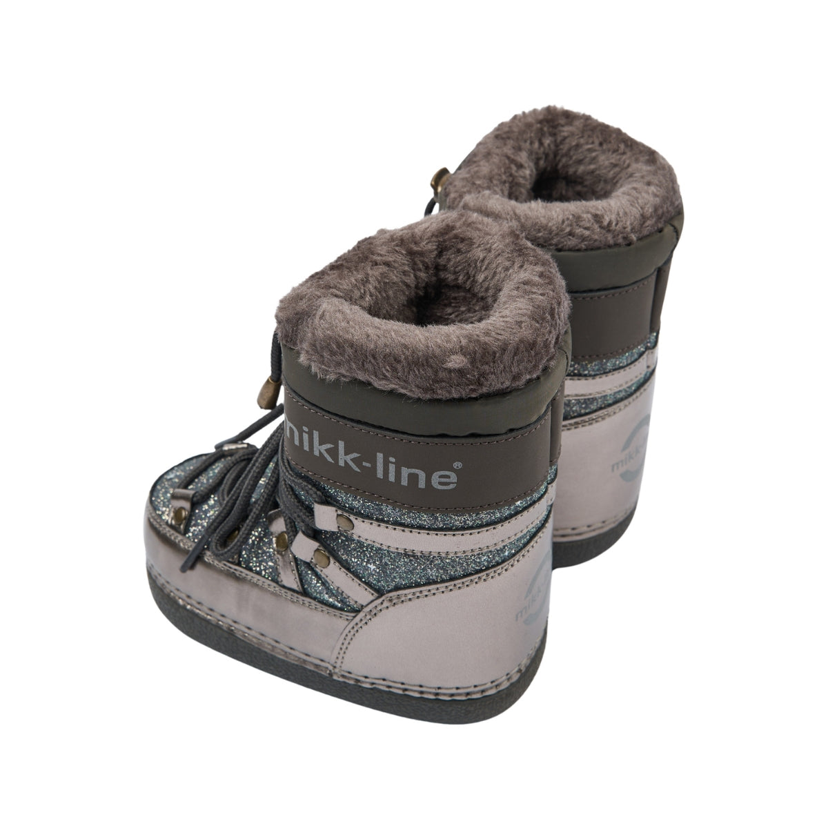 Glitter boots - Dark Shadow