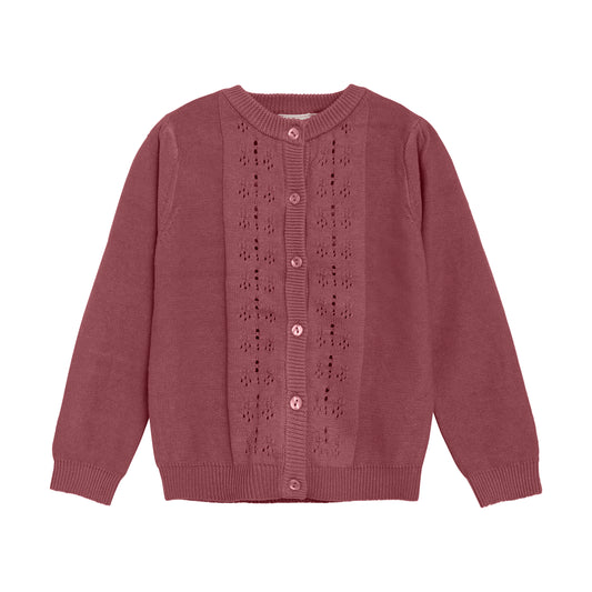 Hneppt peysa - Withered Rose