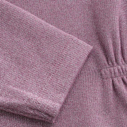 Kjóll m/glitter - Rose Brown