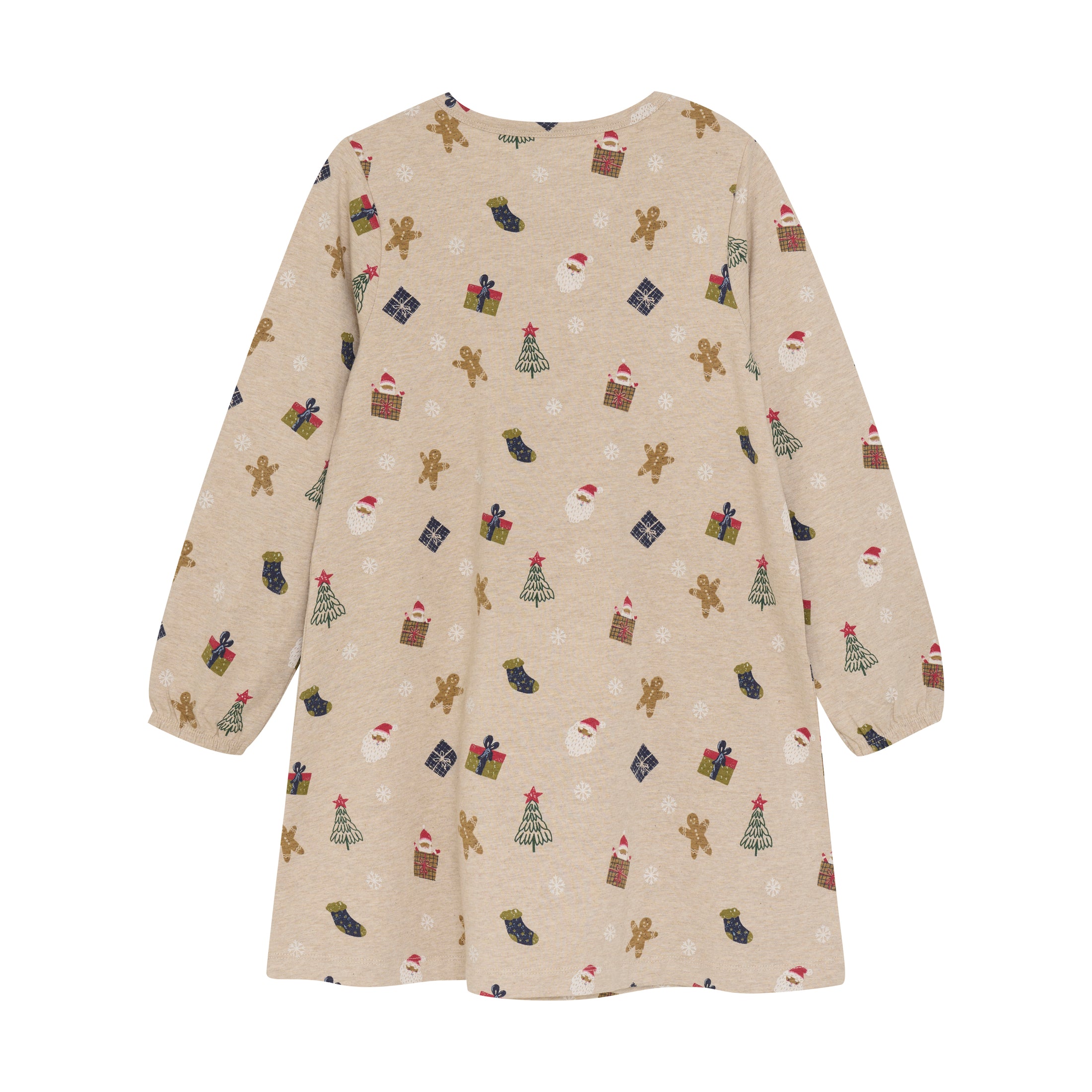 Jólanáttkjóll - Beige Melange