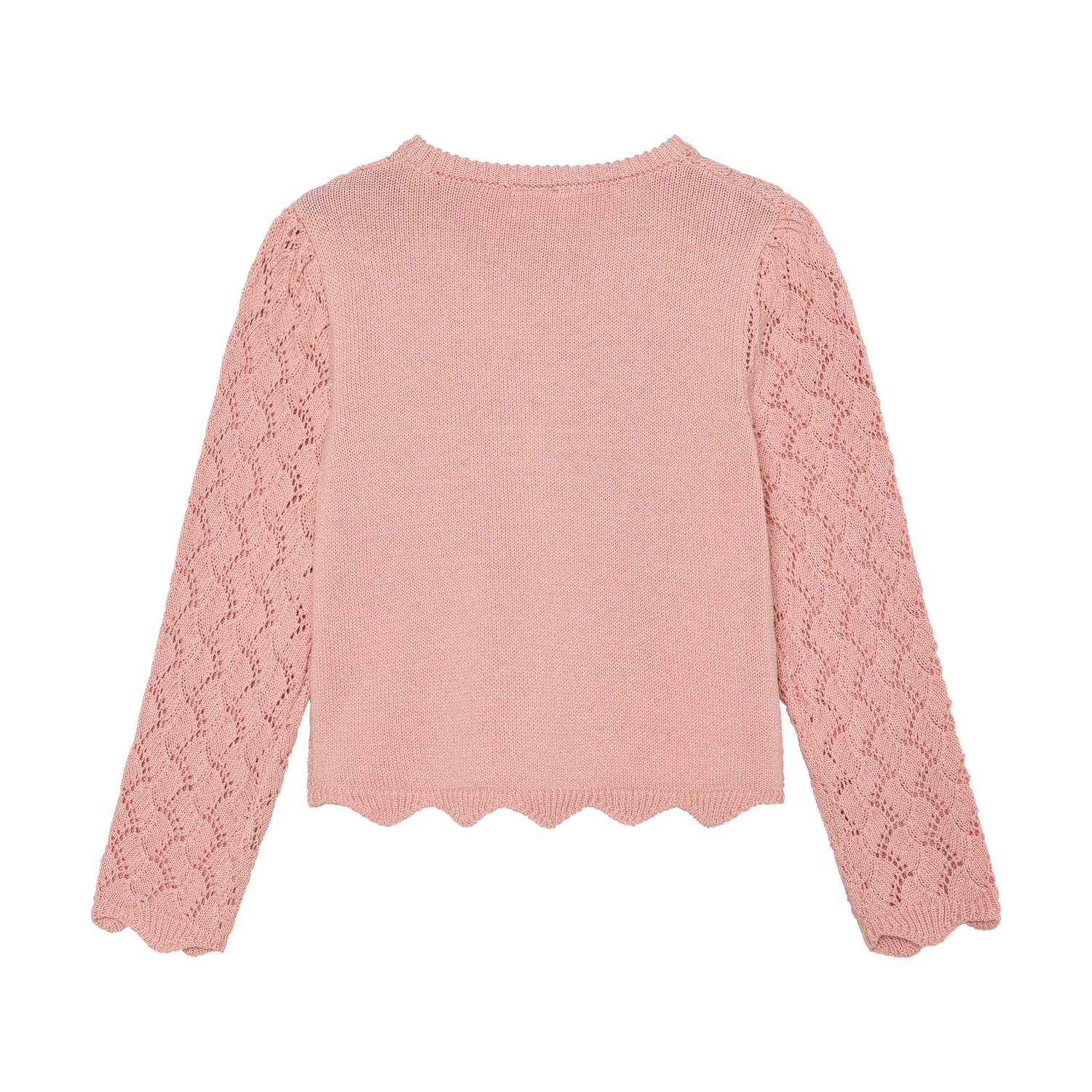 Peysa, knit - Silver Pink