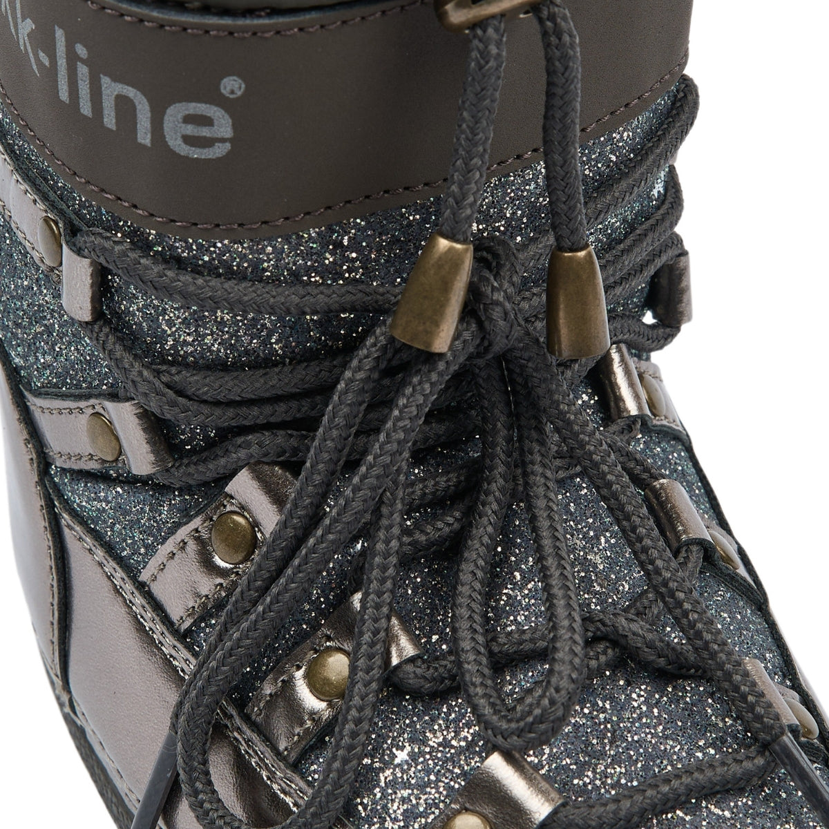 Glitter boots - Dark Shadow