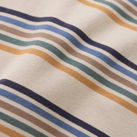 Röndóttur bolur - Oxford Tan