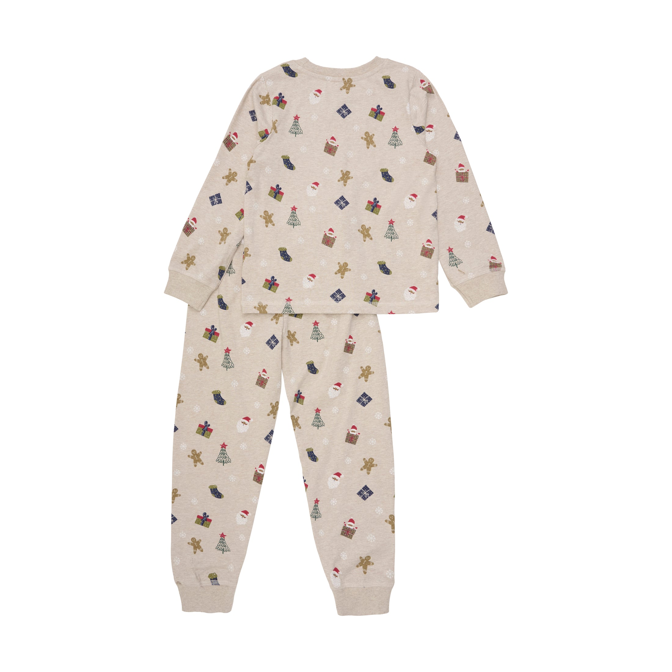 Jólanáttföt - Beige Melange