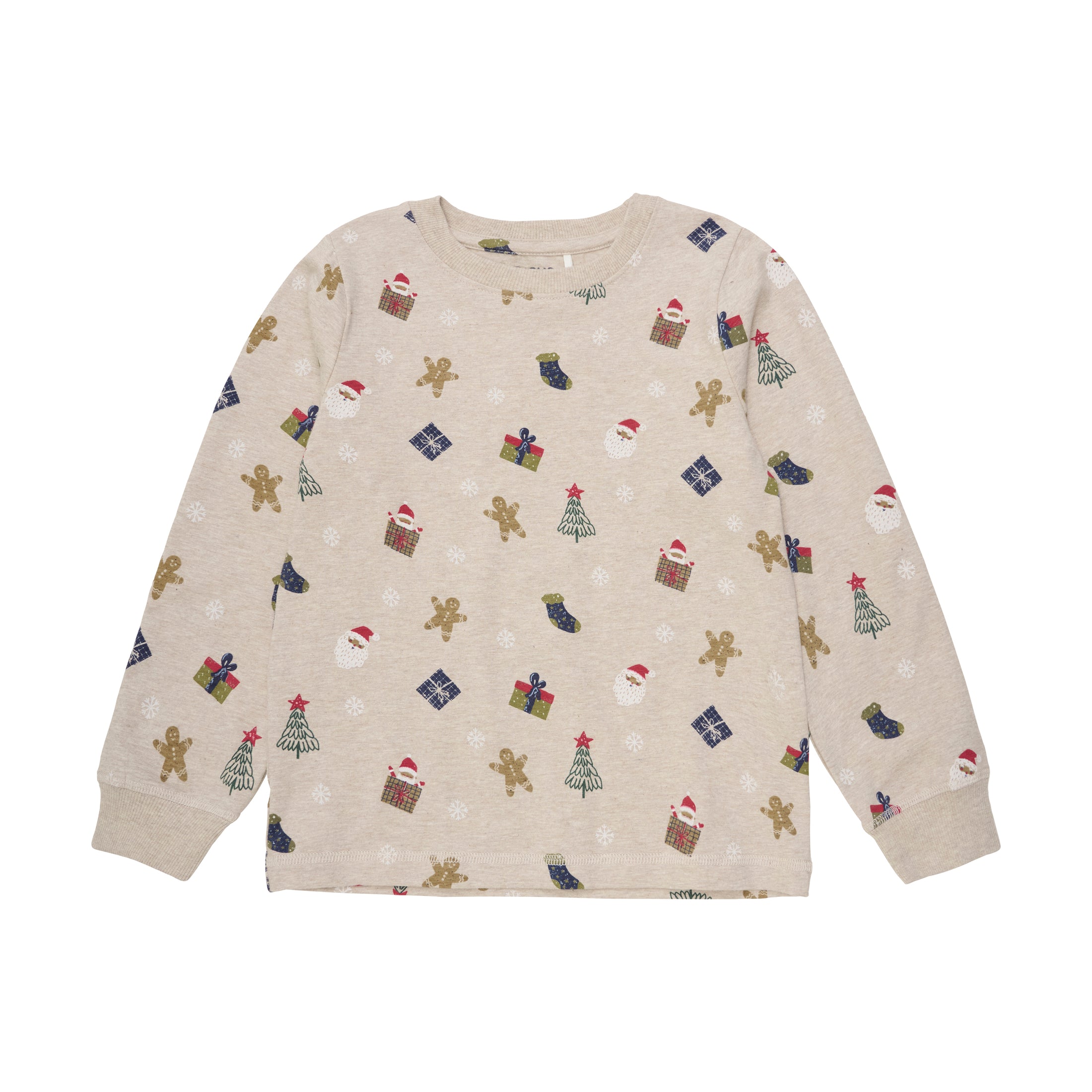 Jólanáttföt - Beige Melange