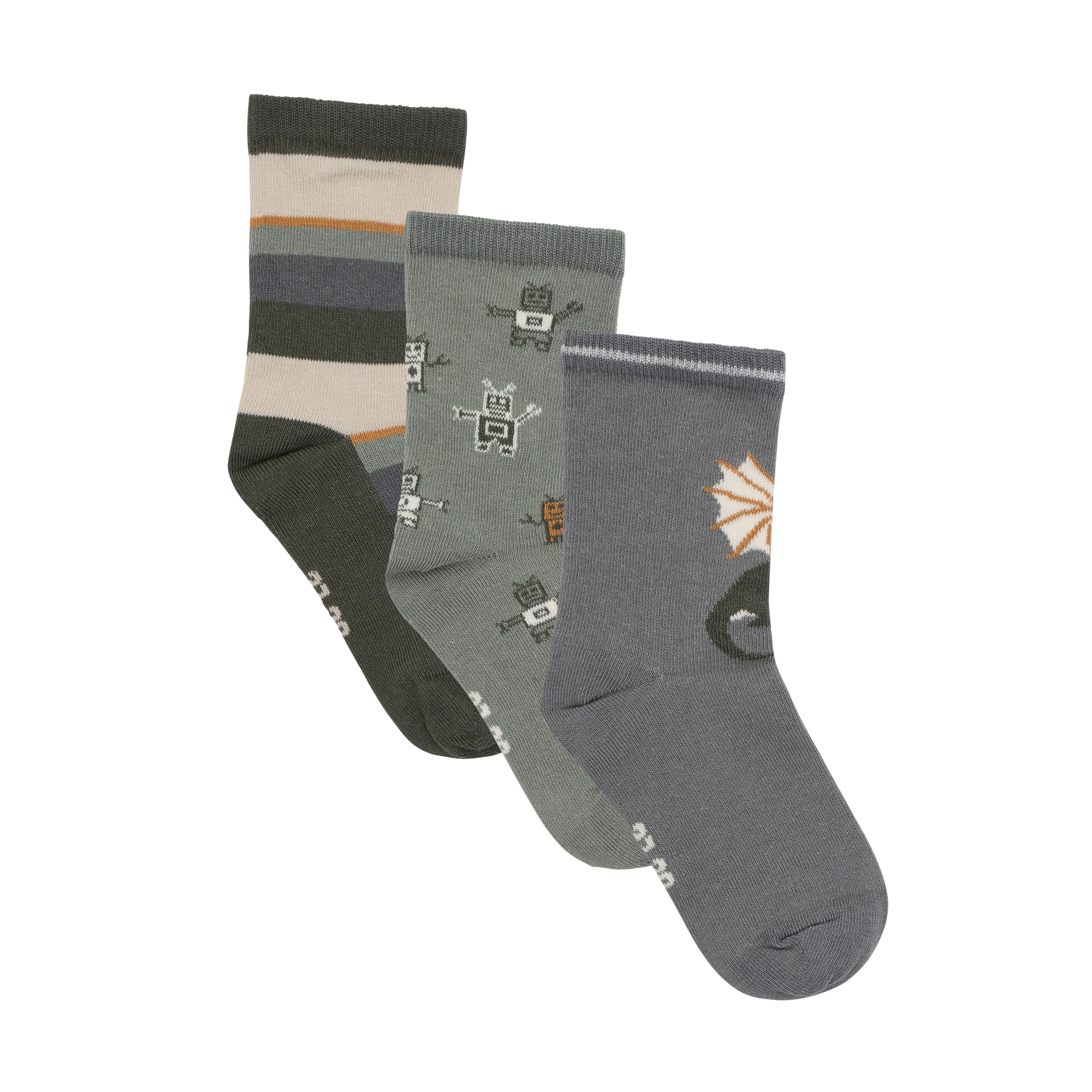 Sokkar 3pk - Shadow