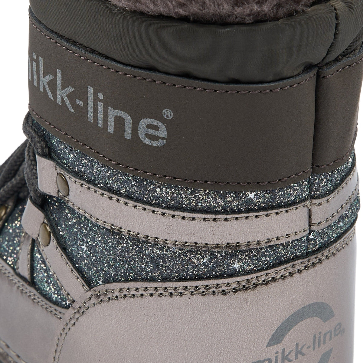 Glitter boots - Dark Shadow