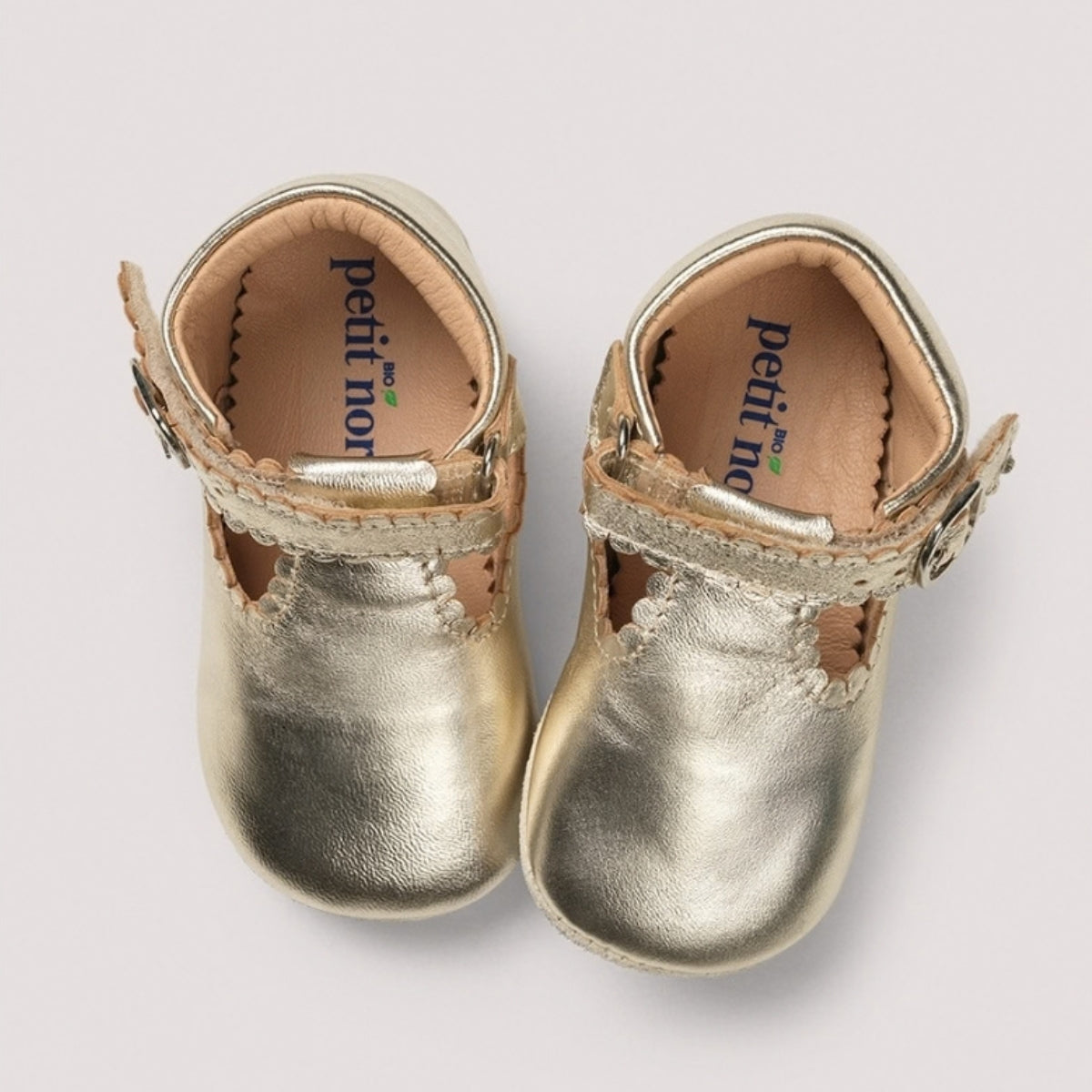 Mjúkskór T-Bar Scallop - Sparkle