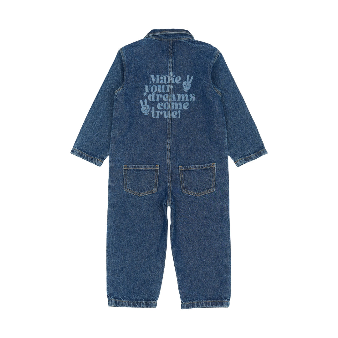 Parker samfestingur - Blue Denim