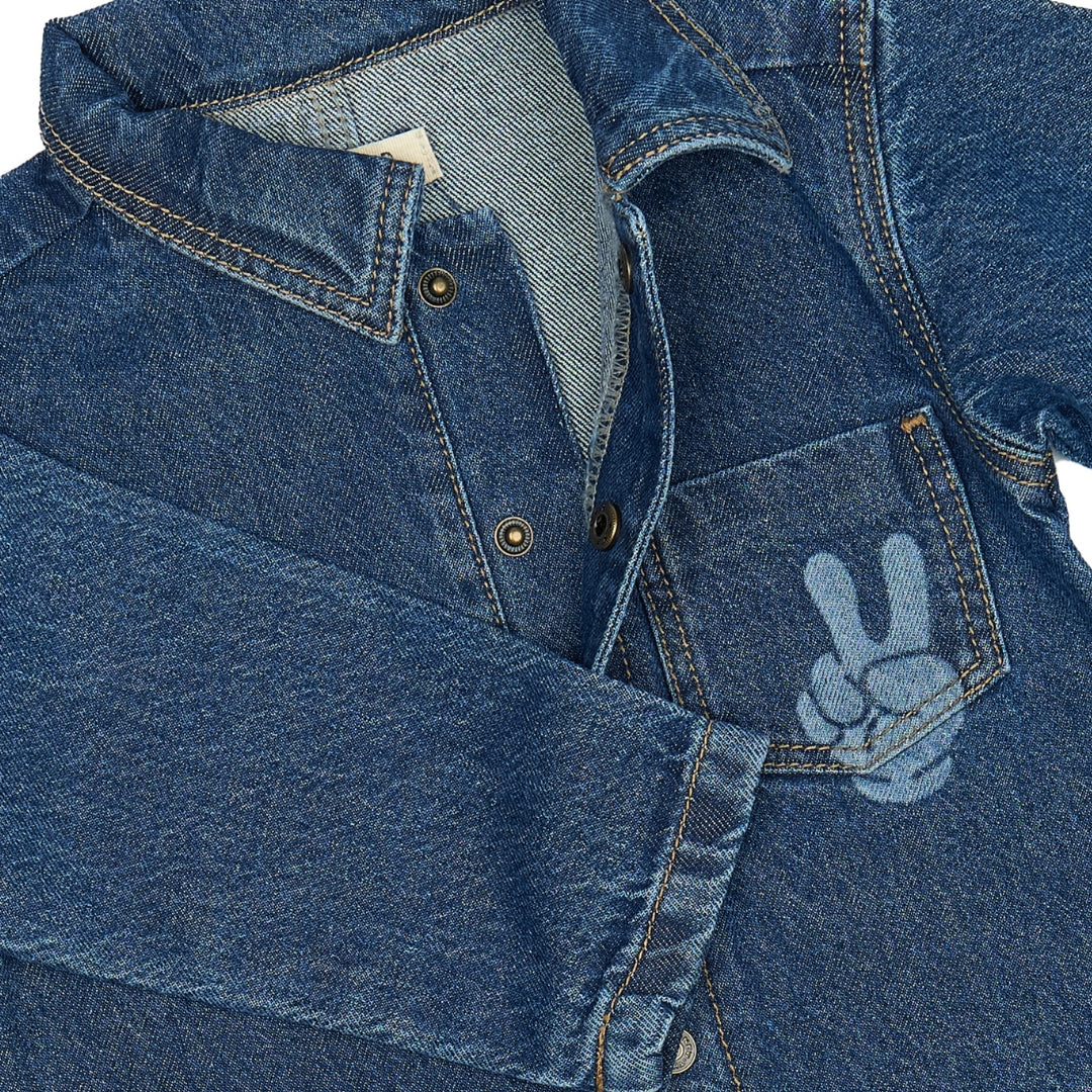 Parker samfestingur - Blue Denim