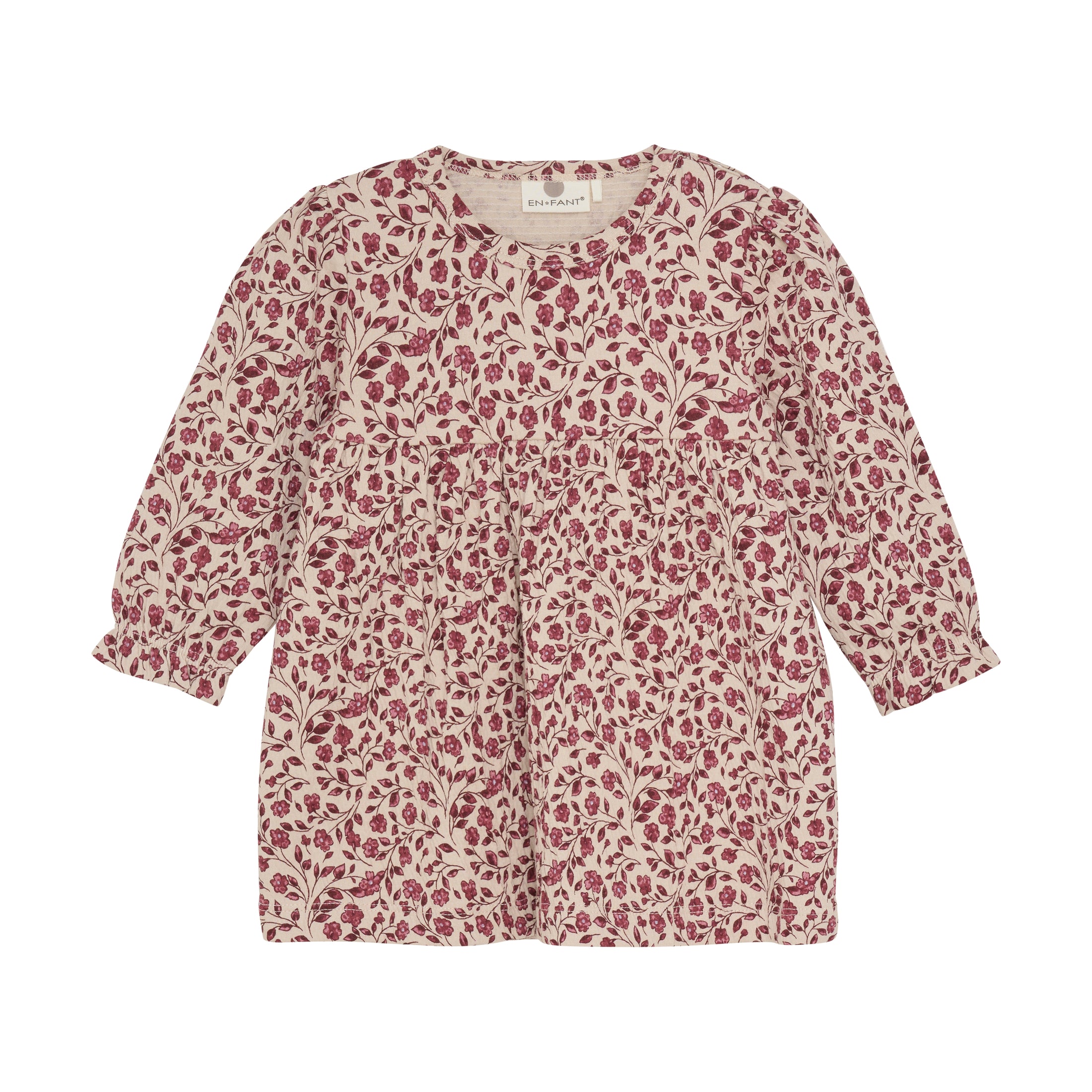 Kjóll m/blómum - French Oak