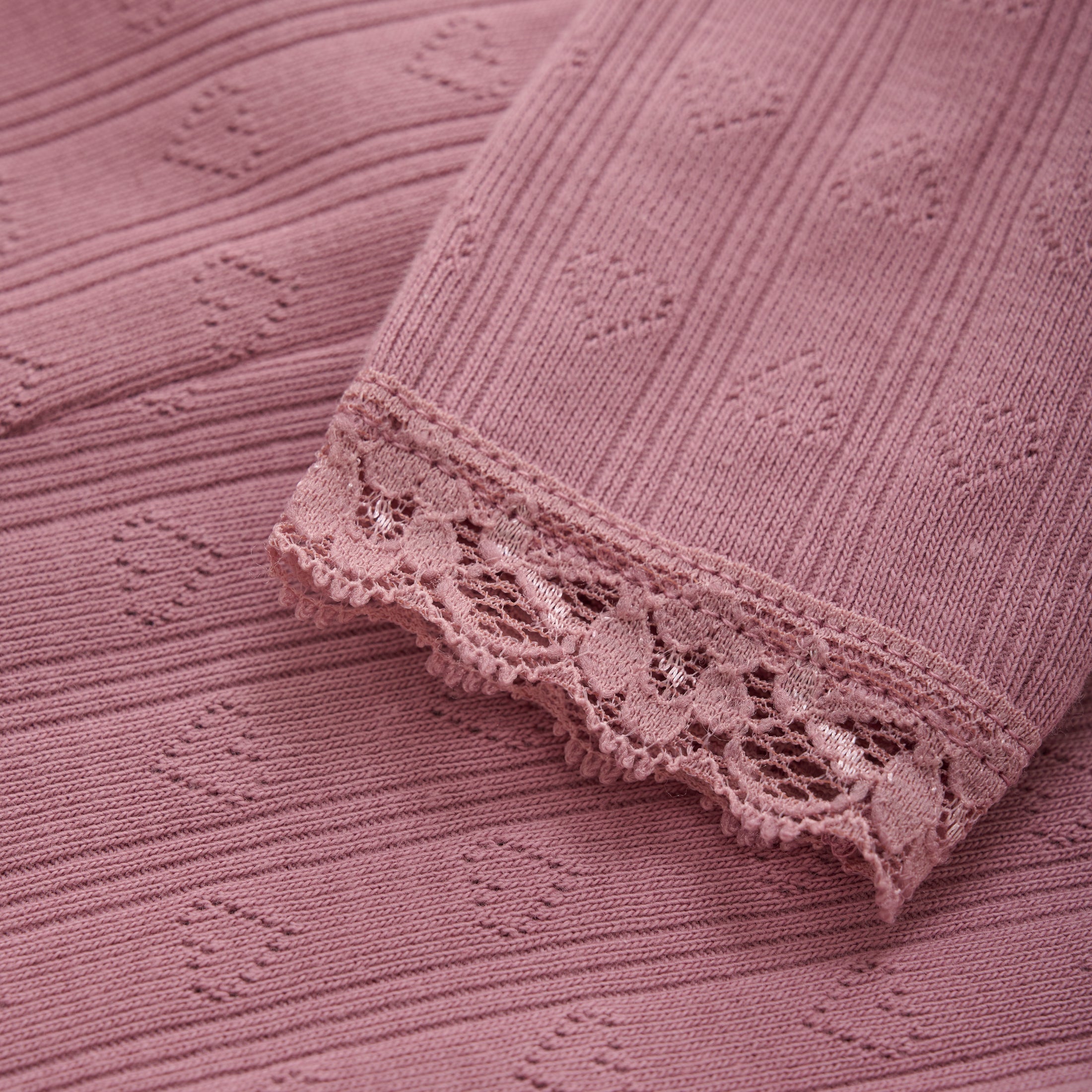 Leggings Pointelle - Nostalgia Rose