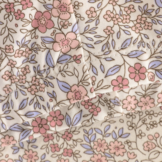 Leggings, flowers - Eggnog