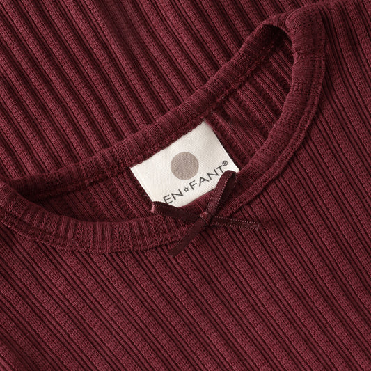 Samfella, Pointelle - Burgundy