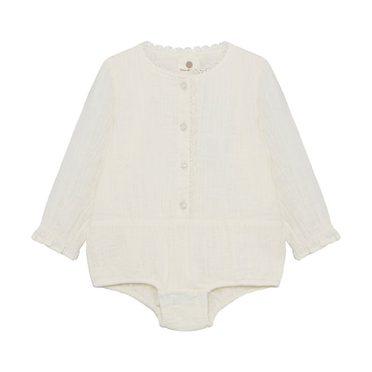Samfestingur, romper - Pearled Ivory