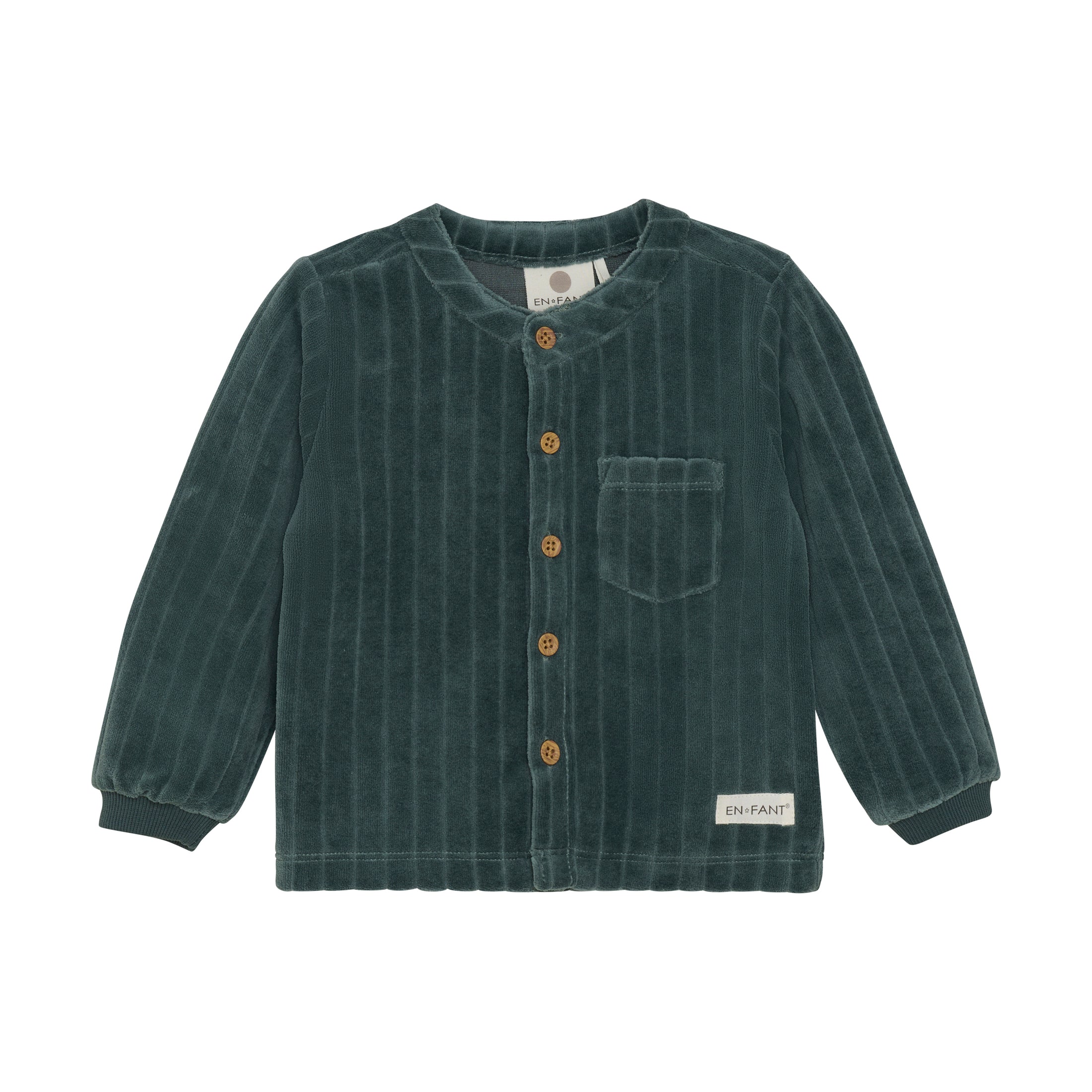 Skyrta Velour - Balsam Green