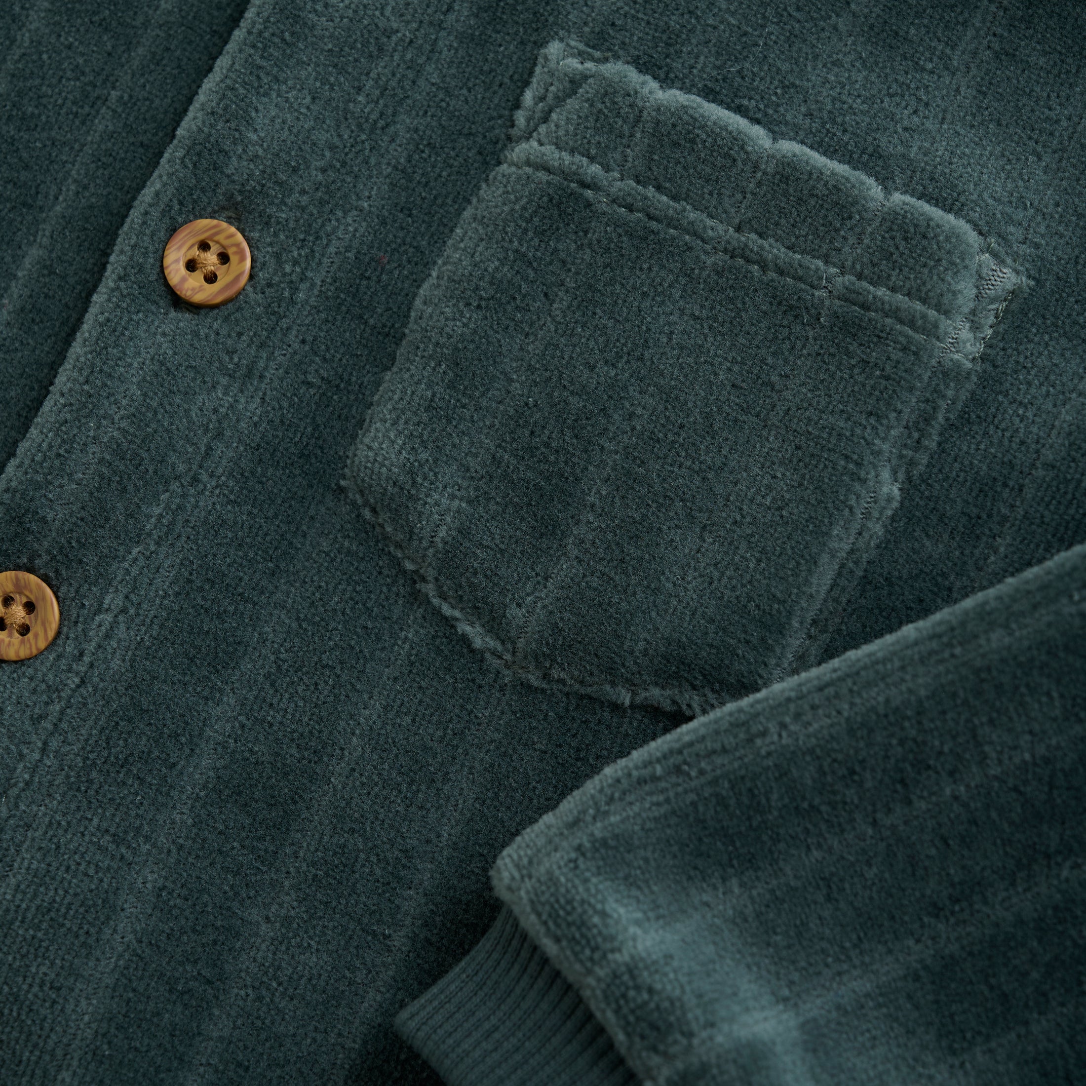 Skyrta Velour - Balsam Green