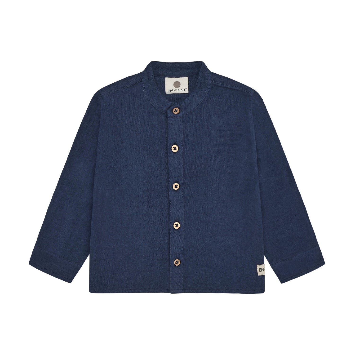 Skyrta, muslin - Medieval Blue