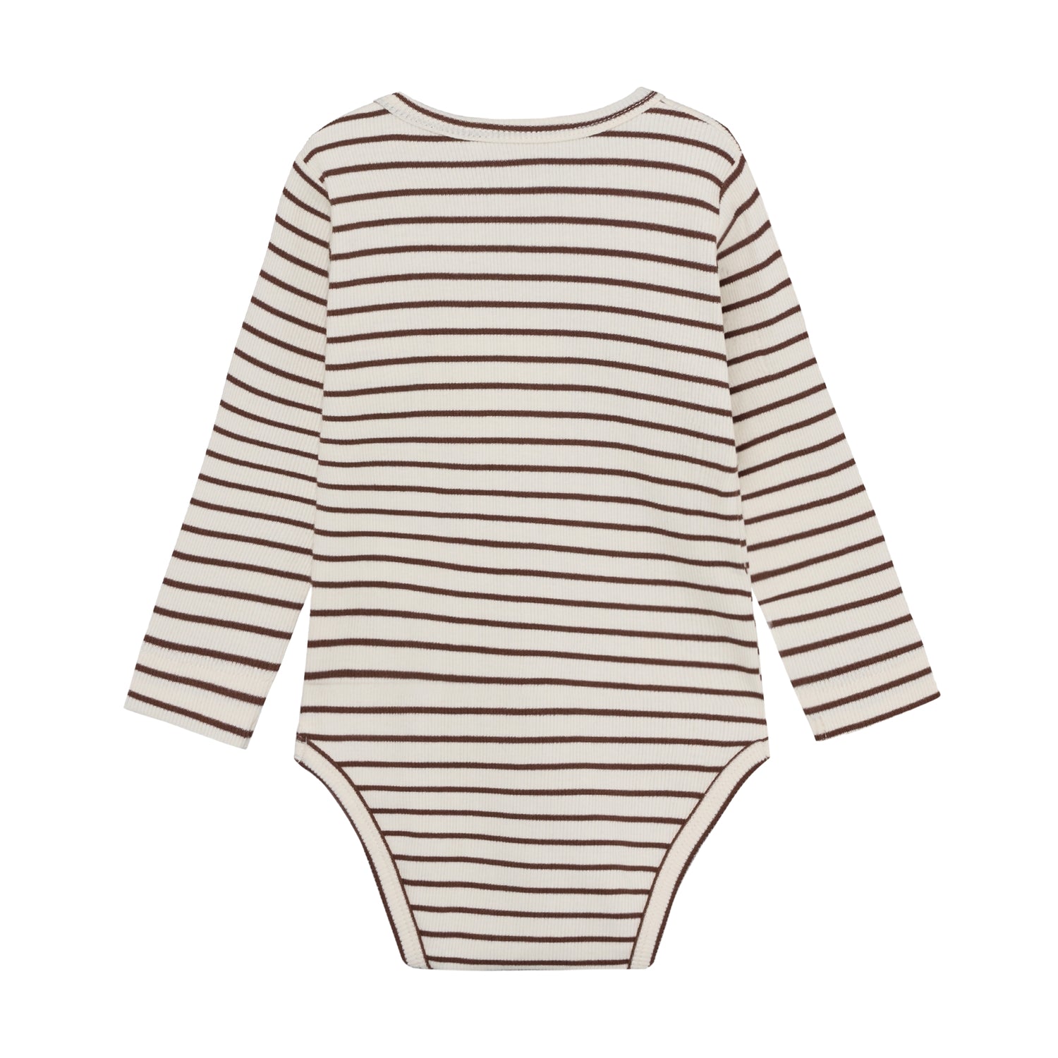Samfella, rib stripe - Chestnut