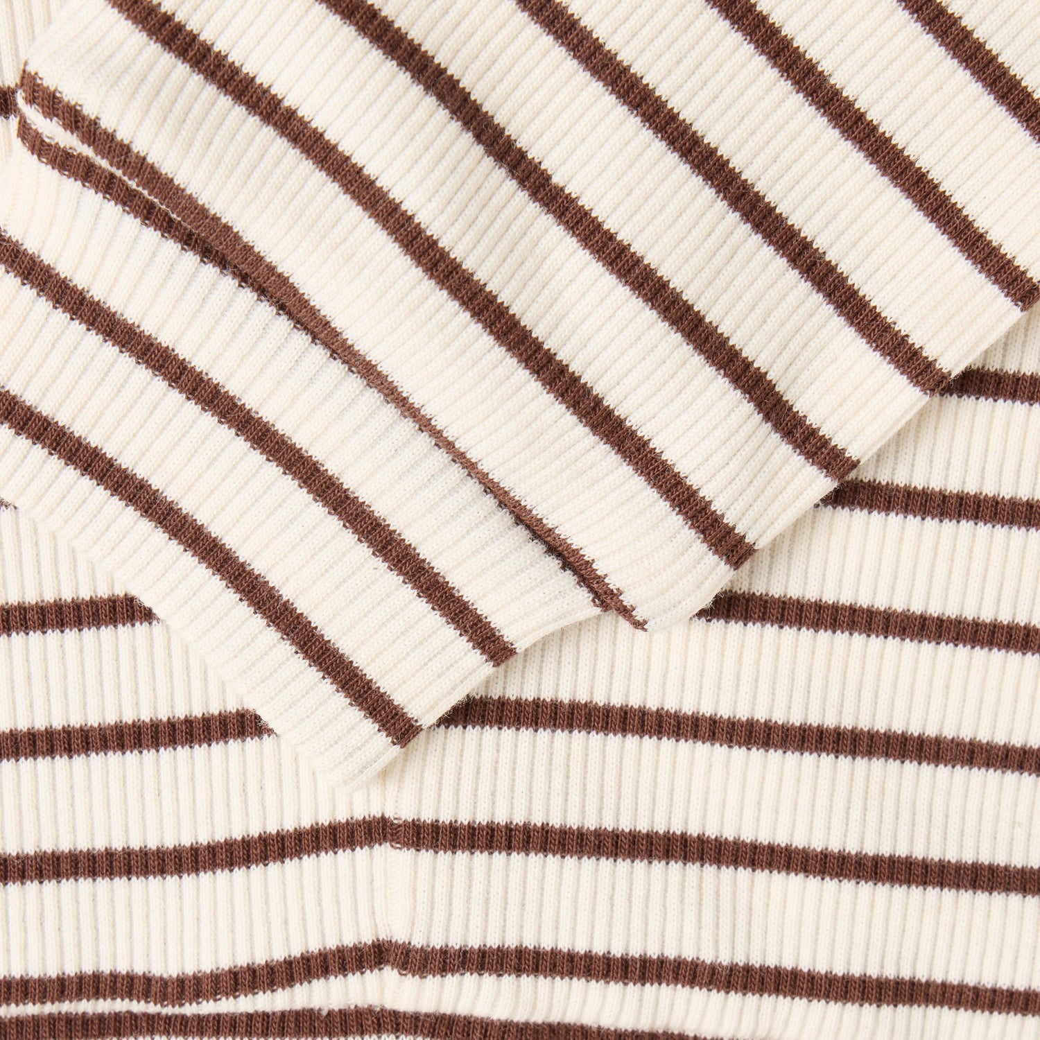 Buxur, rib stripe - Chestnut