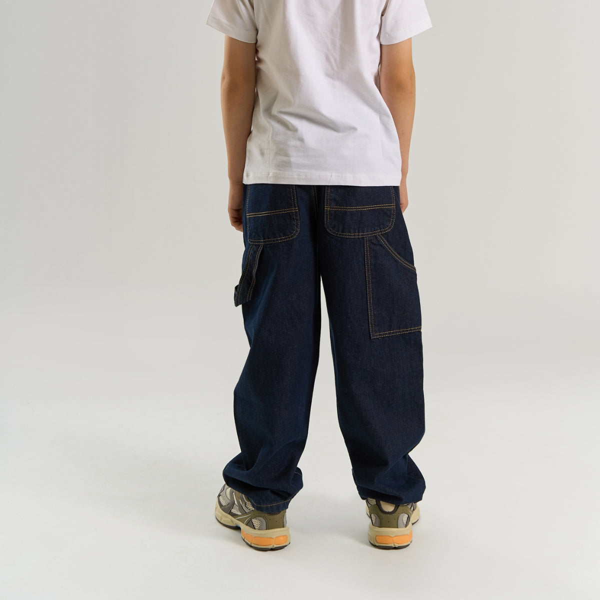 Baggy Jeans, Bern - Unwashed Blue Denim 398