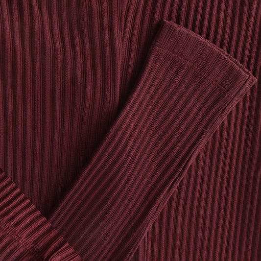 Leggings Pointelle - Burgundy