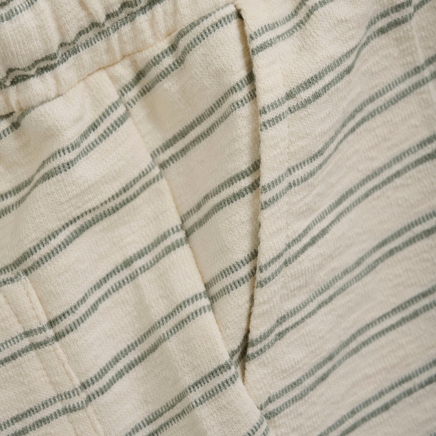 Stuttbuxur, stripe - Eggnog