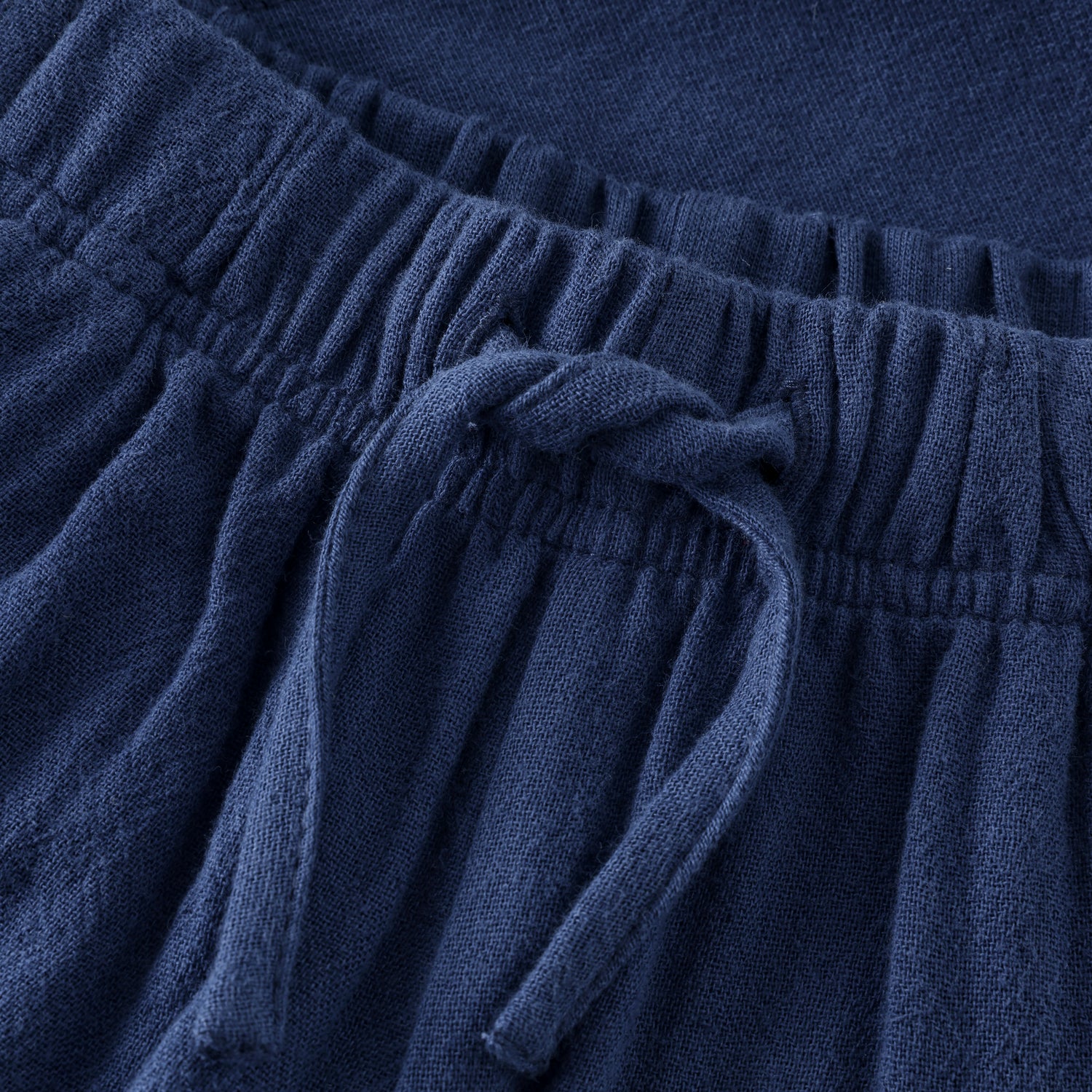 Stuttbuxur, muslin - Medieval Blue