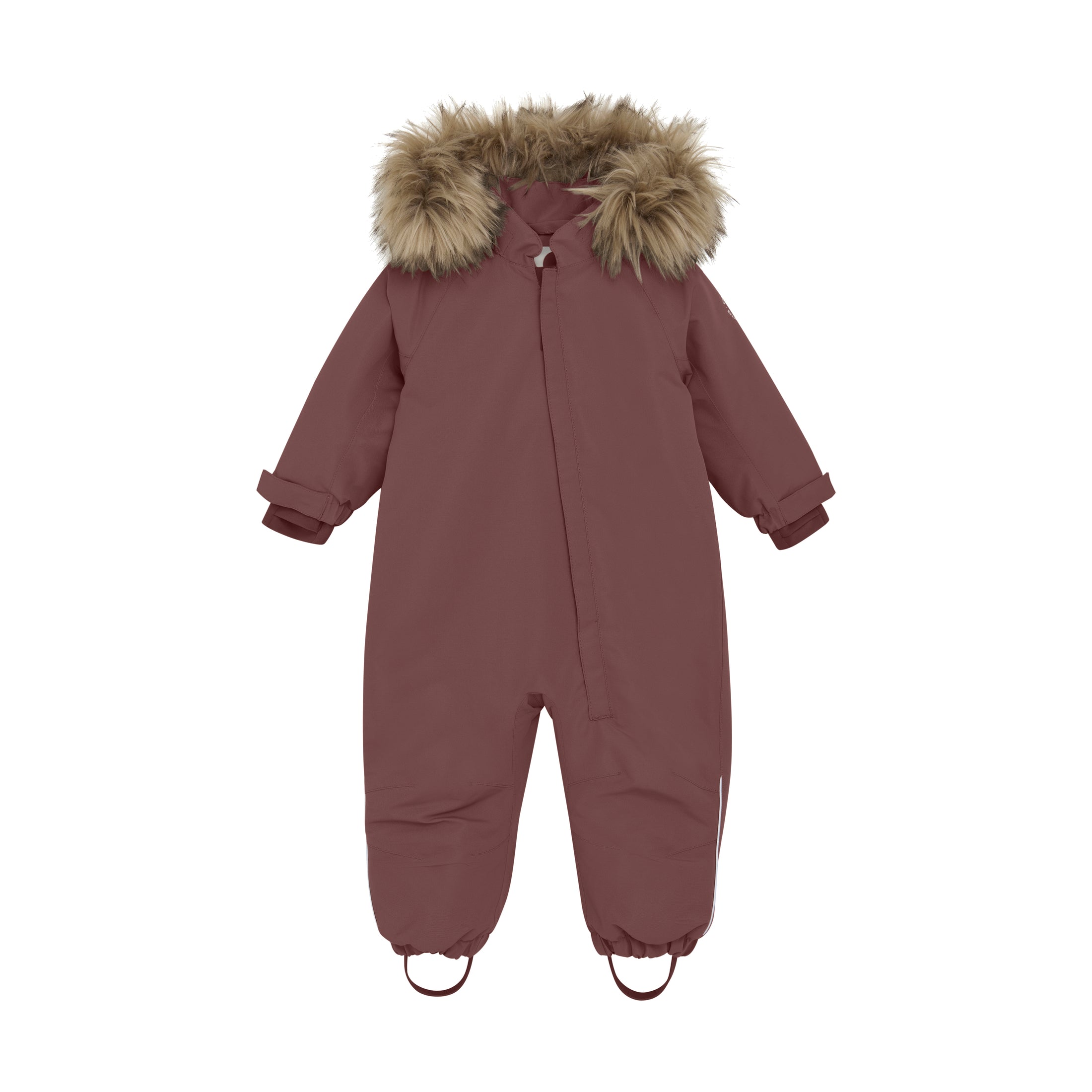 Kuldagalli m/loðkraga, baby - Rose Taupe