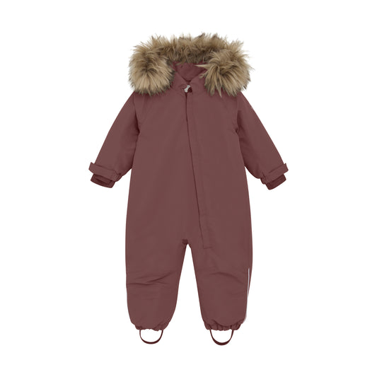 Kuldagalli m/loðkraga, baby - Rose Taupe