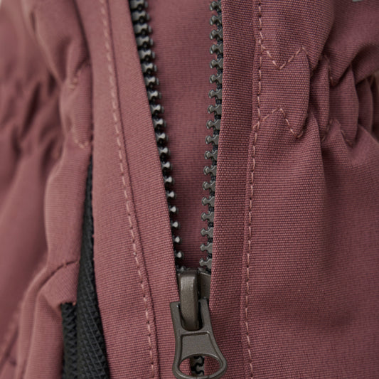 Lúffur m/rennilás - Rose Taupe