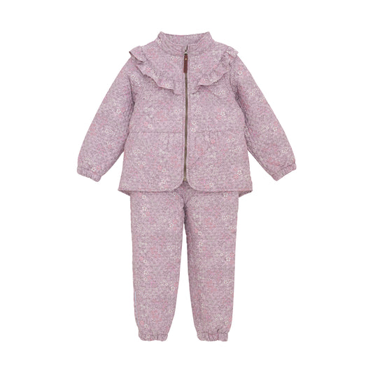 Thermo sett m/frillum - Cloud Gray