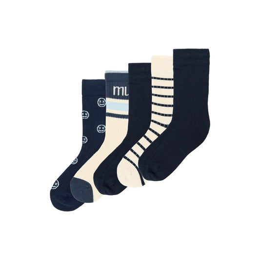 Bamboo sokkar 5pk - Navy