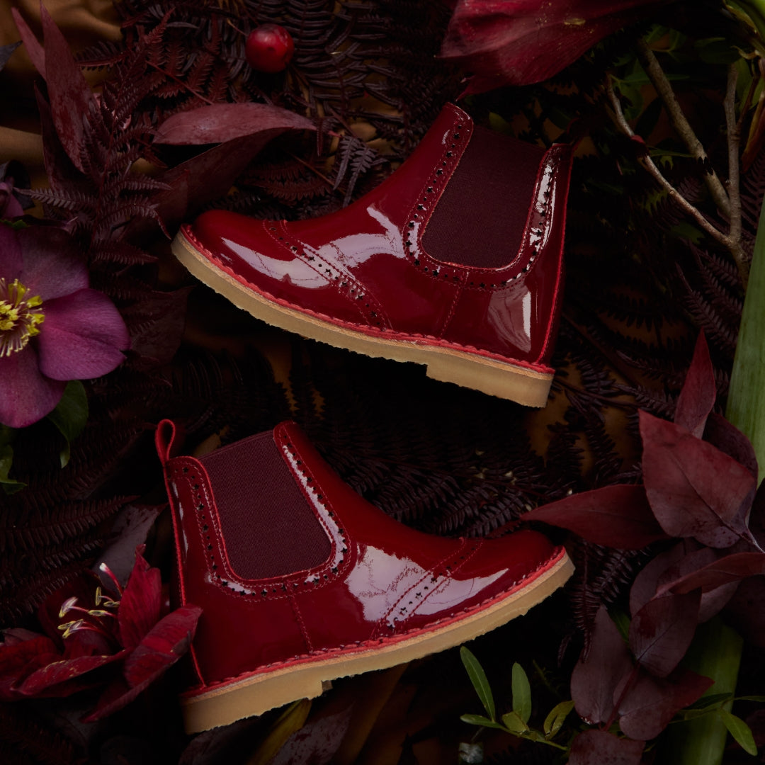 Ökklaskór, Boot Stars - Cherry Patent