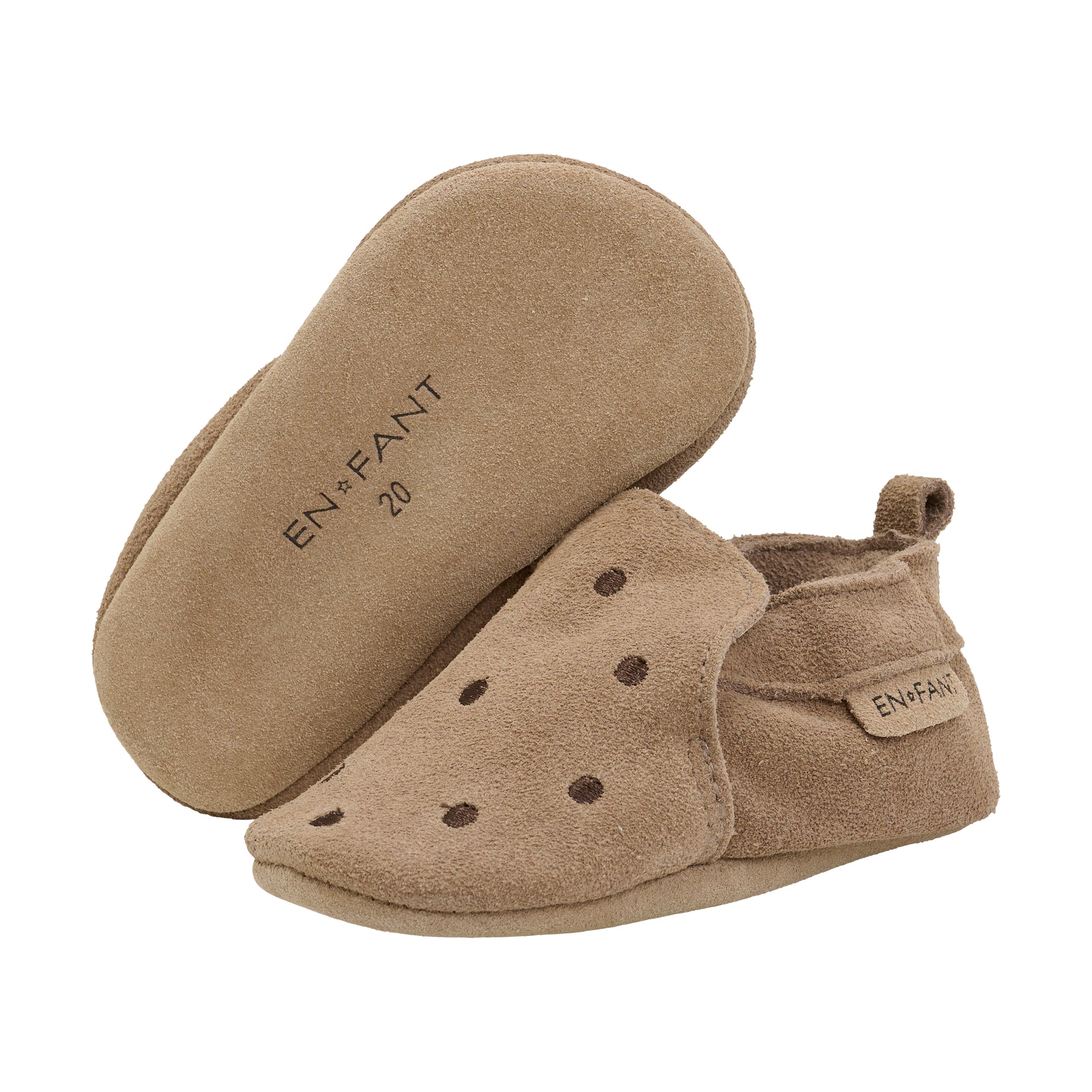 Inniskór m/doppum - Pine Bark