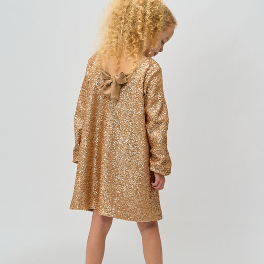 Rupa sequin kjóll - GOLD