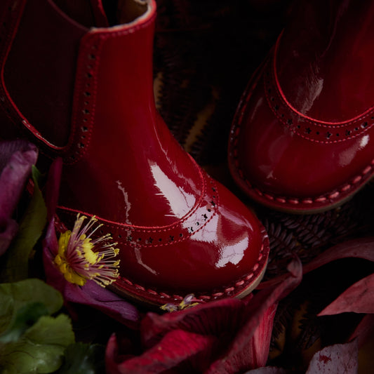 Ökklaskór, Boot Stars - Cherry Patent