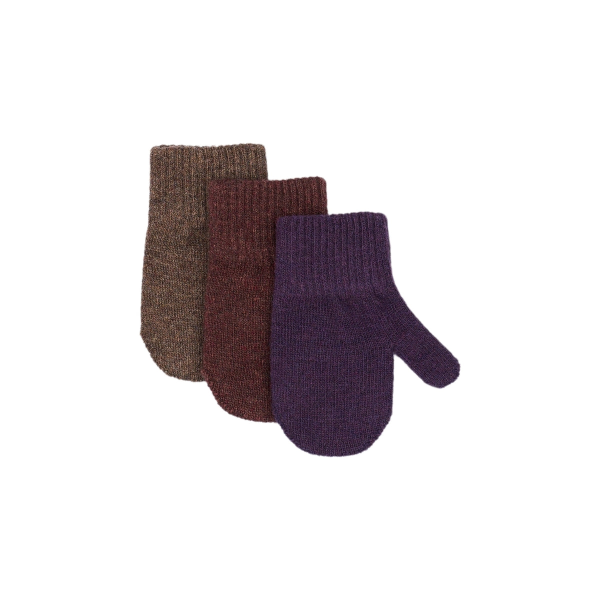 Ullarvettlingar 3pk - Plum Perfect