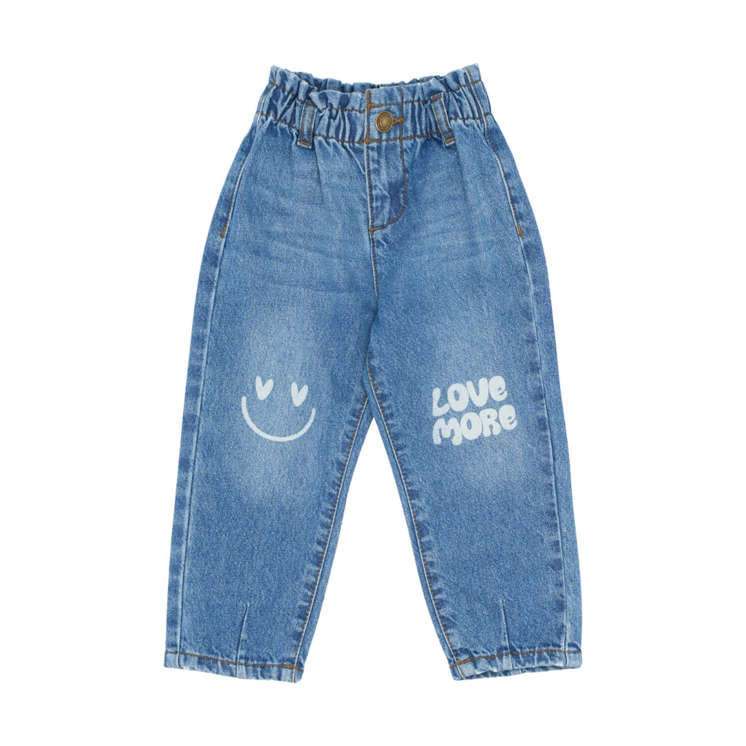Pita Carrot Jeans - Blue Denim