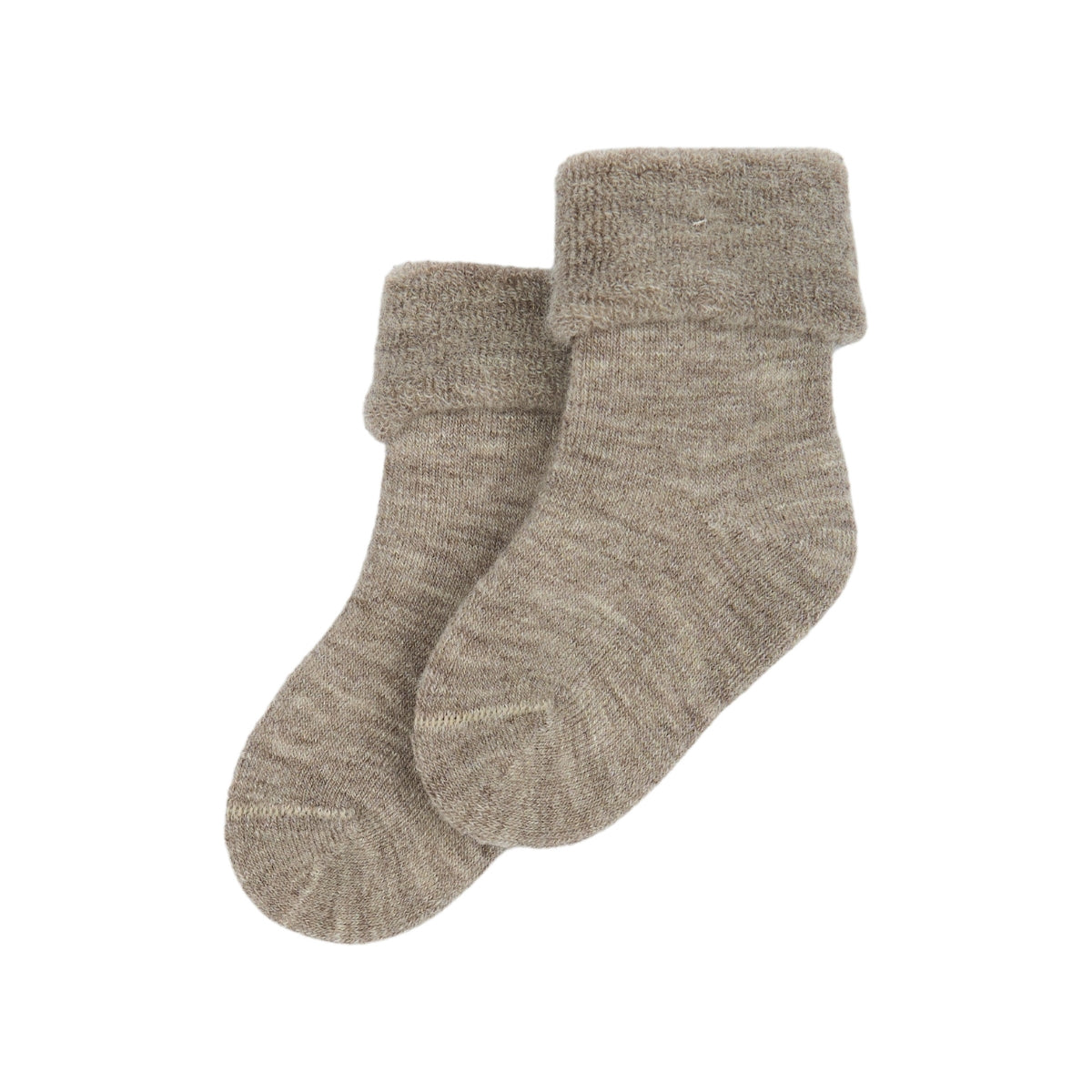 Bamboo Baby Wool sokkar - Brown Melange